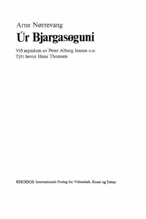 Úr Bjargasøguni - Arne Nørrevang 1977