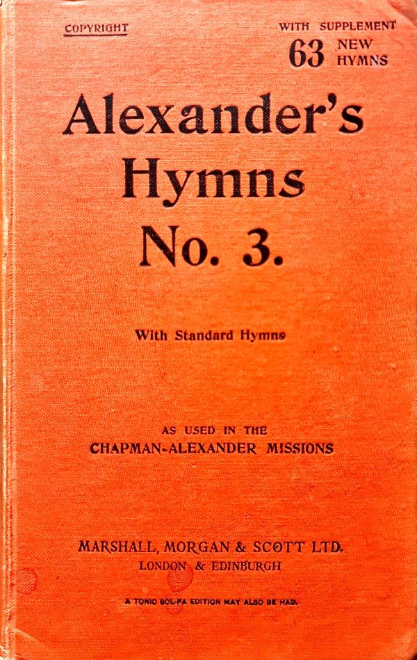 Alexander`s Hymns No. 3 (439 enskir sálmar nótabók)