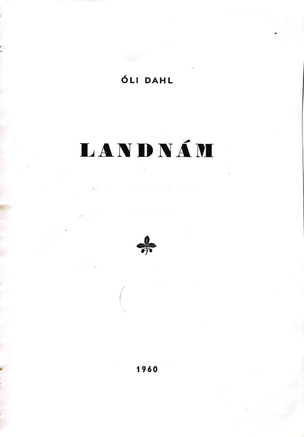 Landnám - Óli Dahl - 1960 - Image 2