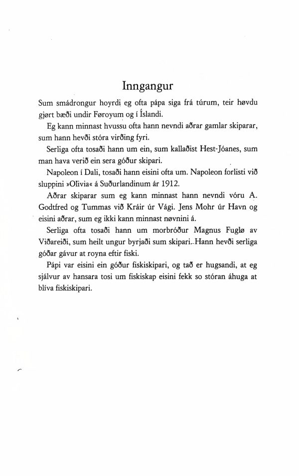 Mín lívssøga til sjós - Richard Jacobsen 1984 - Image 4