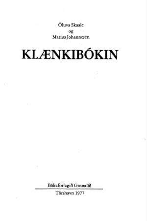 Klænkibókin Óluva Skaale og Marius Johannesen 1977