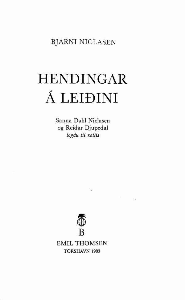 Hendingar á Leiðini - Bjarni Niclasen - Image 2