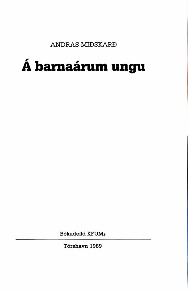 Á barnaárum ungu - Image 4