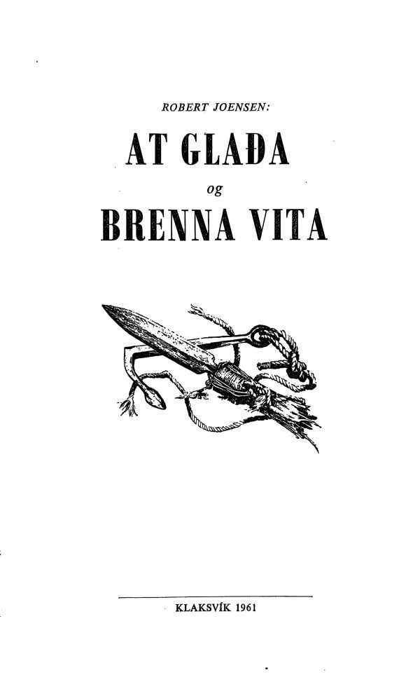 At glaða og brenna vita 1961