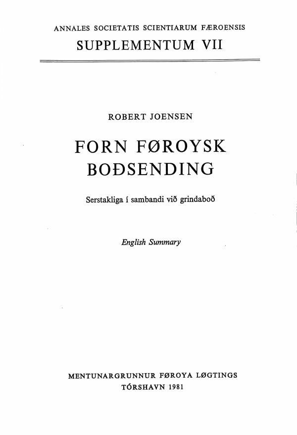 Forn føroysk boðsending 1981 - Image 2