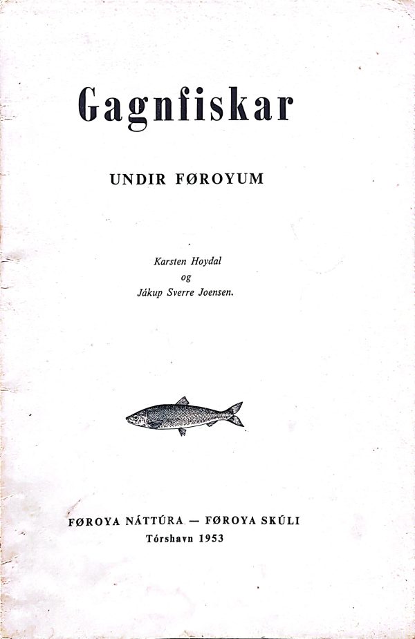 Gagnfiskar undir Føroyum 1953, 31 síður