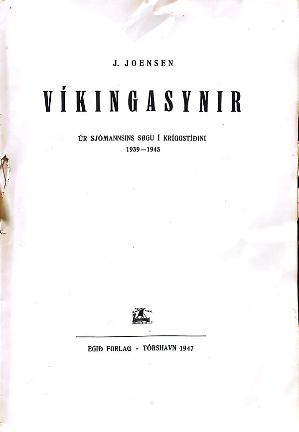 Víkinga synir, J. Joensen, 1947 - Image 2