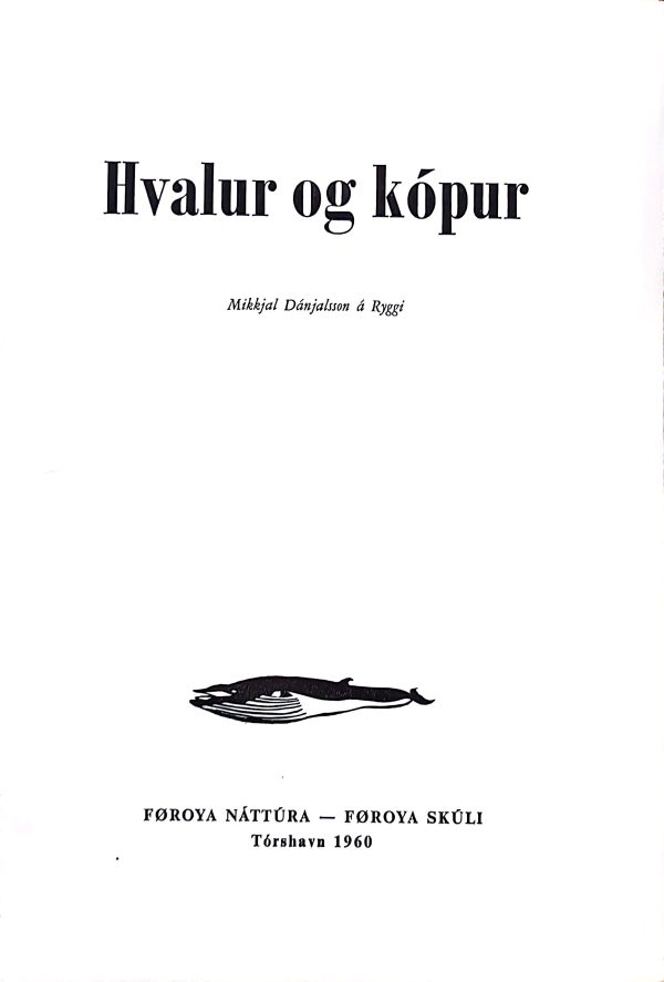 Hvalur og kópur, 1960, 31 síður