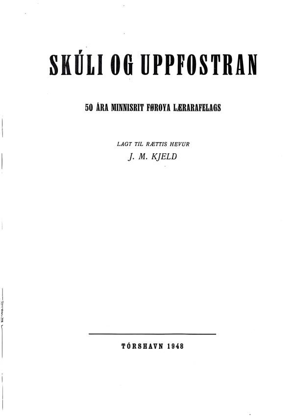 Skúli og uppfostran 1948 - Image 2