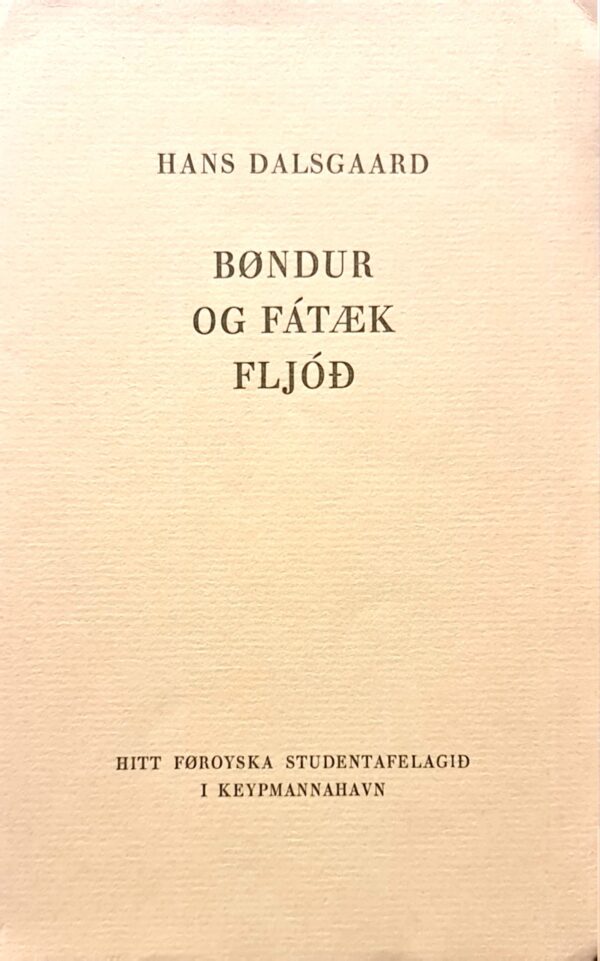 Bøndur og fátæk fljóð, Hans Dalsgaard, 1968 - Image 5