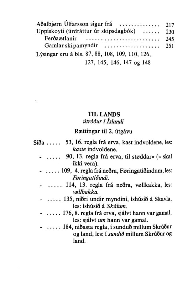 Til lands - Útróður í Íslandi - Sámal Johansen 2. útg 1982 - Image 4