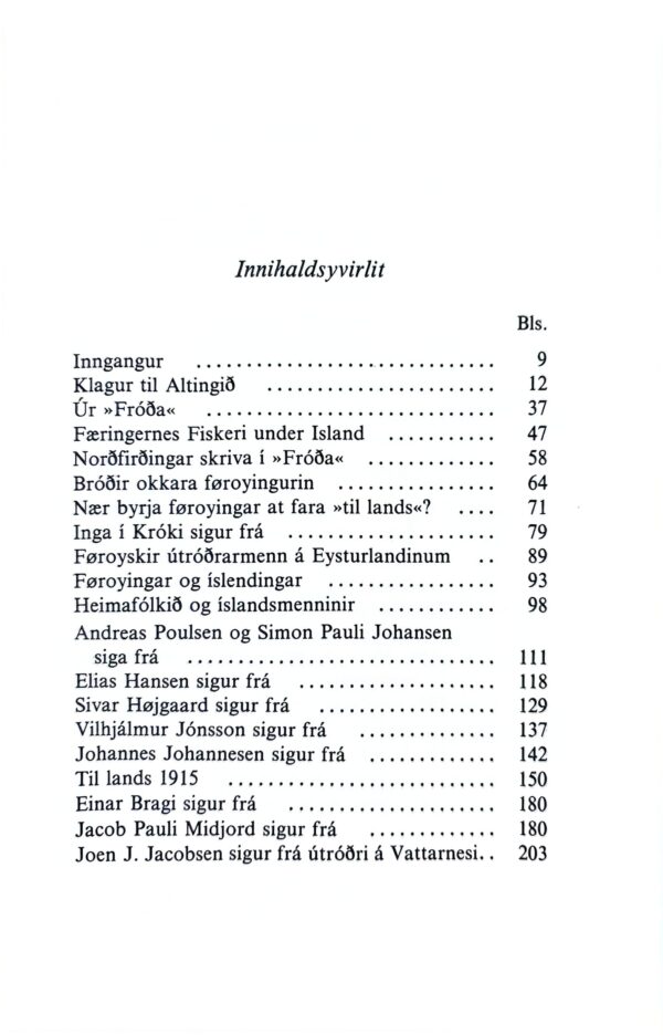 Til lands - Útróður í Íslandi - Sámal Johansen 2. útg 1982 - Image 3