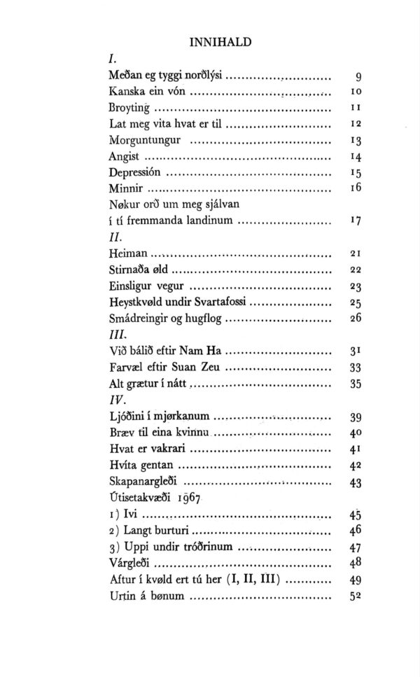 Meðan eg tyggi Norðlýsið, yrkingar, Arnbjørn Danielsen 1968 - Image 2