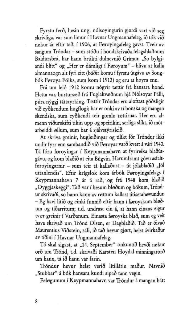 Tróndur Olsen - Her er dámligt í Føroyum .... 1992 - Image 5