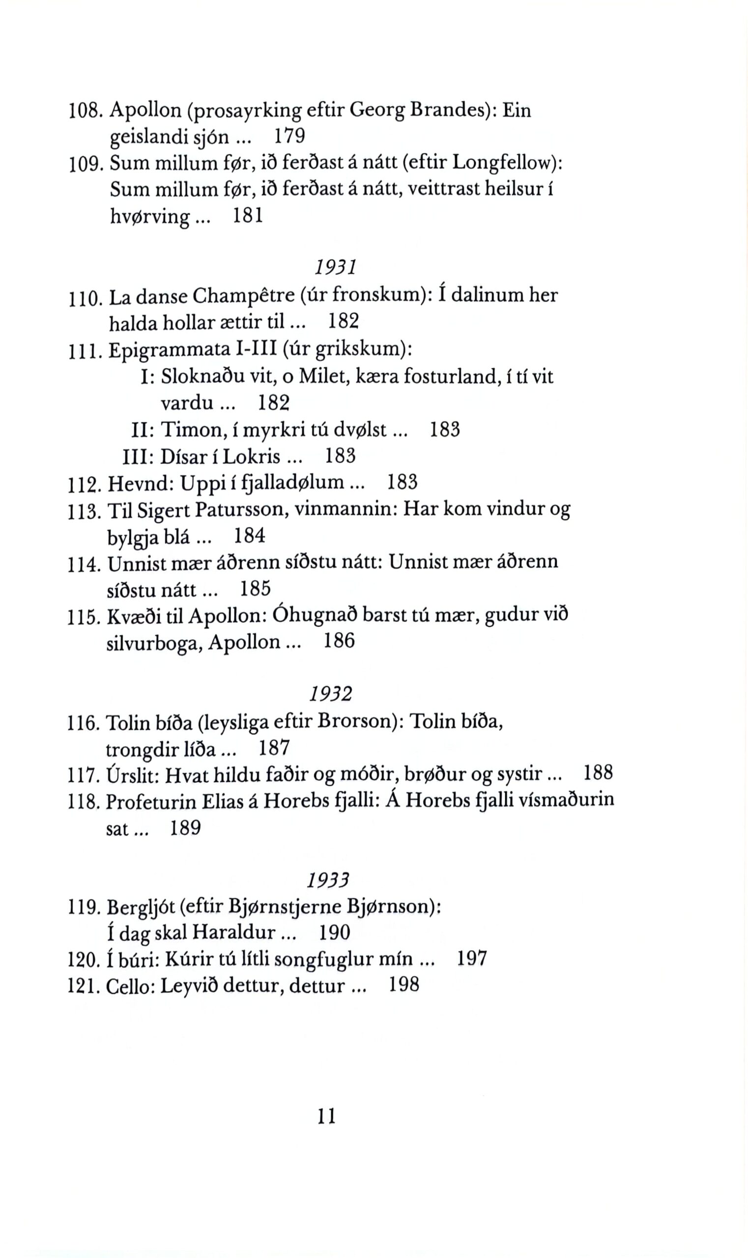 Yrkingar 1898-1948 J. H. O. Djurhuus, útg. 1988 - Billede 8