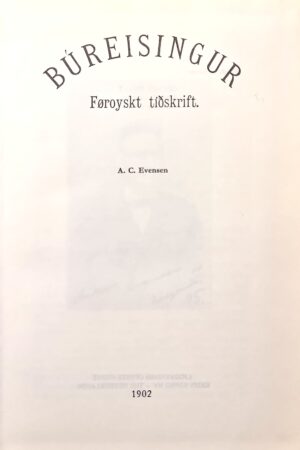 Búreisingur, A.C. Evensen 1902 (1969)
